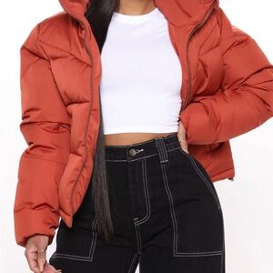Puffer Jacket - Rust